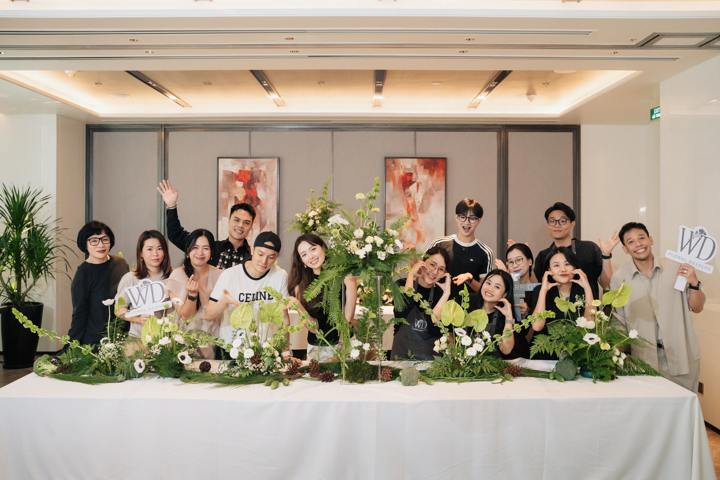 Hoạt động workshop hoa WD Florist Vietnam 1